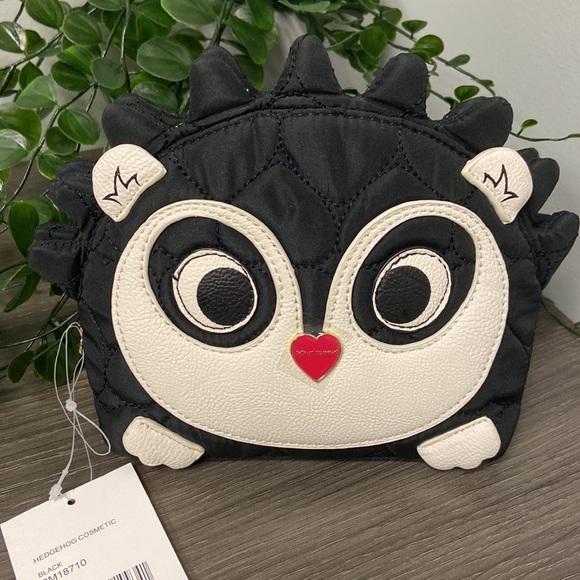 NWT Betsy Johnson Hedgehog 🦔 Cosmetic Bag - Picture 4 of 14